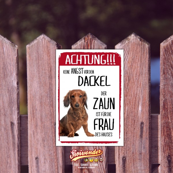 SchildZaun_Dackel1