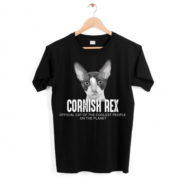Cornish Rex Katze Official Cool Katze Cat Unisex Shirt Katzenmotiv T-Shirt