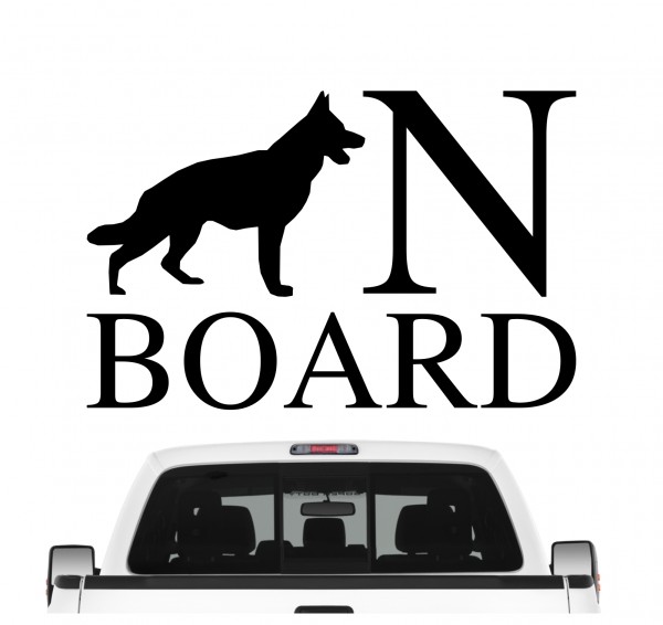 Deutscher Schäferhund Board Auto Aufkleber Hund Folie Wandtattoo Tattoo Sticker Schäfer German Shepherd