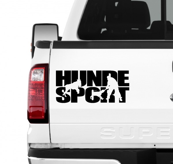 Hundesport Autoaufkleber Hund Folie Aufkleber Dog Training Sporthunde