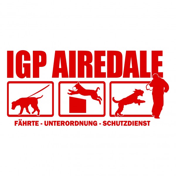 Aufkleber Hundemotiv Rasse IGP IPO Begleithund Prüfung Internationale Prüfungsordnung Gebrauchshudeprüfung Fährte Schutzdienst Unterordnung Auto Siviwonder