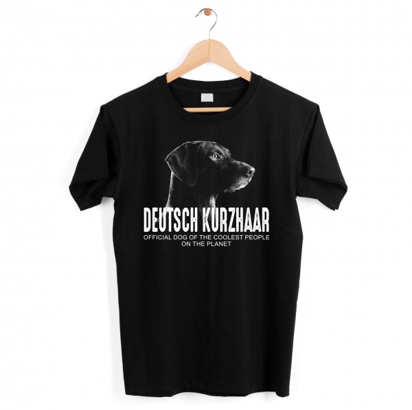 Unisex T-Shirt Deutsch Kurzhaar DK Deutscher kurzhaariger Vorstehhund German Shorthaired Pointer Jagdhund Jäger Official Dog cool Leute lustig Hundemotiv Siviwonder
