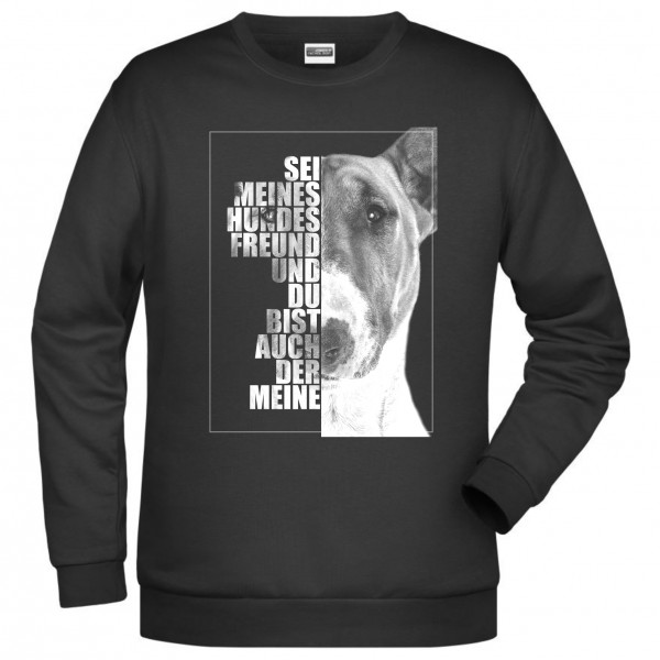 Bullterrier Sweatshirt Pullover Face Hundemotiv Bully Bull Terrier Gladiator