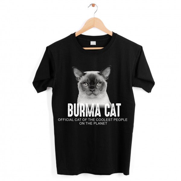 Burma Katze Official Cool Katze Cat Unisex Shirt Katzenmotiv T-Shirt