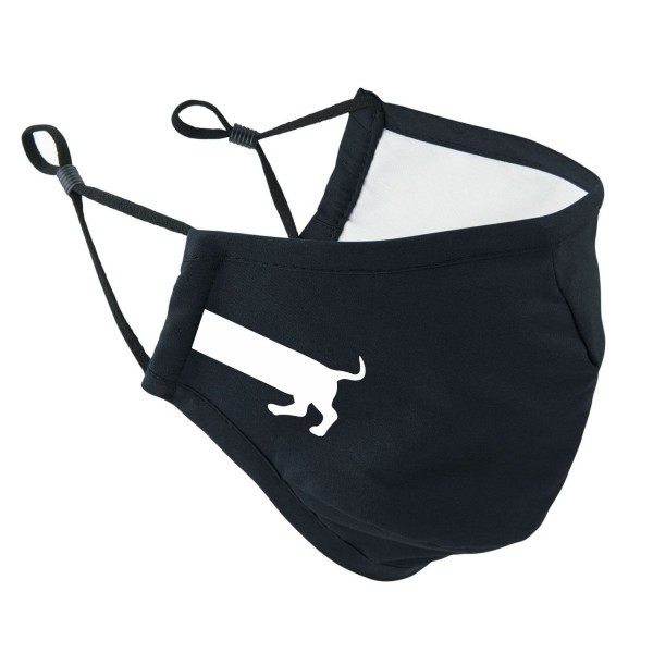 Maske Hundemotiv Mund und Nasenabdeckung Gechenk Hund Hunde Hundemotiv Teckel Dackelmaske