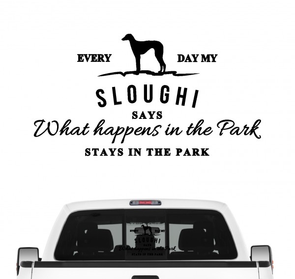 Sloughi Vintage Hundeaufkleber Hundemotiv Auto Folie Nordfrikanischer Berber