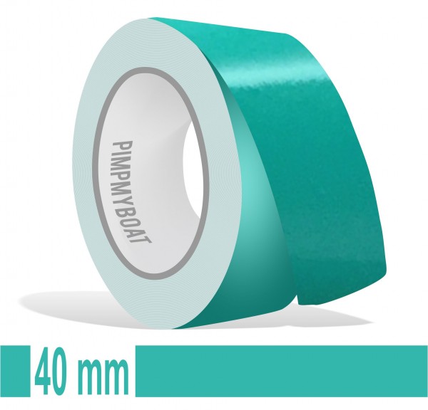 Zierstreifen blau 40mm türkis wasserblau blau grün in in 10 m Länge für Auto Boot Klebeband Dekorstreifen Tuningstreifen Autofolie Siviwonder