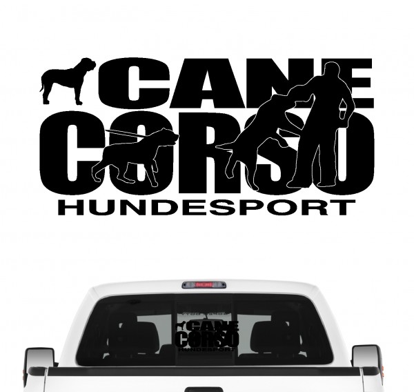 Cane Corso Hundesport Autoaufkleber Hund Folie Aufkleber Corz Italiano