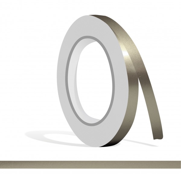 Zierstreifen nickel metallic Glanz in in 10 m Länge für Auto Boot Klebeband Dekorstreifen Tuningstreifen Autofolie Siviwonder