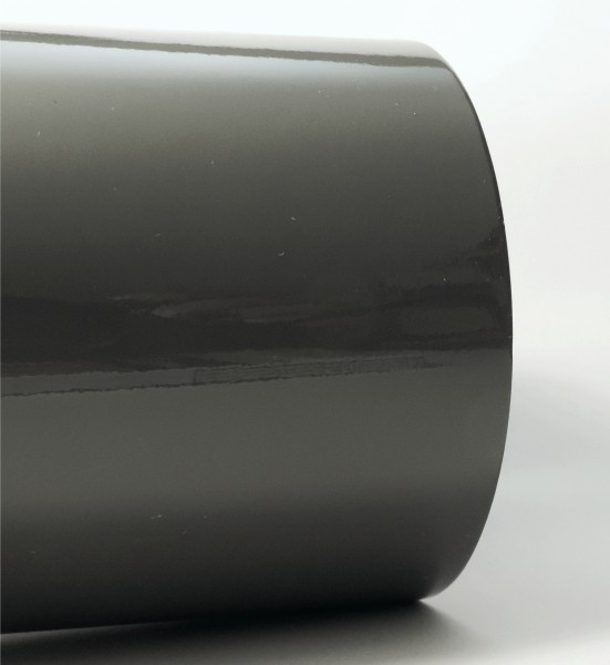 Zierstreifen dunkelgrau dunkel komatsugrau Glanz in in 10 m Länge für Auto Boot Klebeband Dekorstreifen Tuningstreifen Autofolie Siviwonder