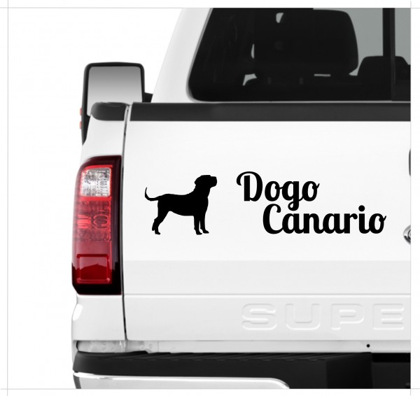 Dogo Canario Molosser Kanarische Dogge Presa Canario Dog 3er Set AUTOAUFKLEBER Aufkleber Hunde Hundemotiv by SIVIWONDER