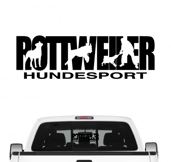 Rottweiler Hundesport Auto Aufkleber Hund Folie Rottie Rotty Rott