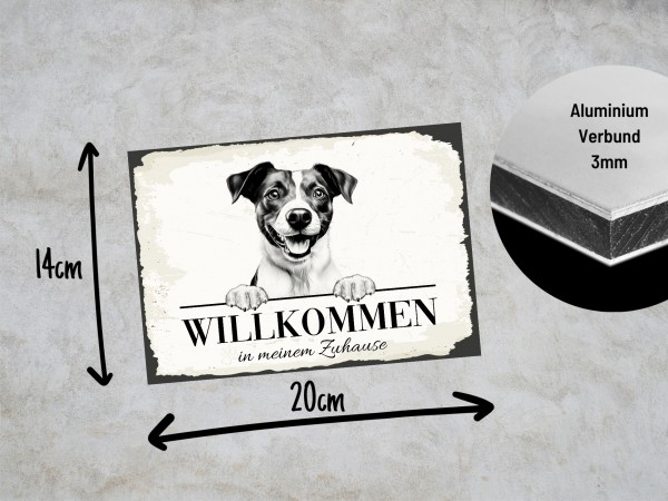 Hundeschild Willkommen Zuhause Jack Russell Terrier Schild