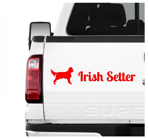 Irish Setter Red Irischer Roter Setter Jagd Dog 3er Set AUTOAUFKLEBER Aufkleber Hunde Hundemotiv by SIVIWONDER
