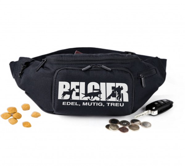 Belgier Dog Hundesport Malinois Mali Gürteltasche Bauchtasche Hund Stickerei