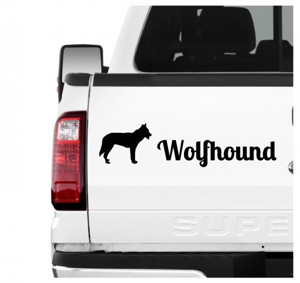 Wolfhound Wolf Wolfhund Saarloos Tschechoslowakischer Wolfdog Dog 3er Set AUTOAUFKLEBER Aufkleber Hunde Hundemotiv by SIVIWONDER