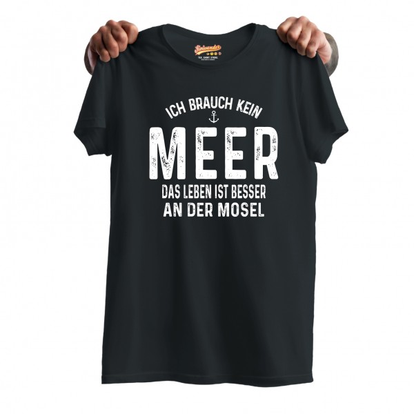 Mosel Sportboot Boot Shirt Meer Unisex T-Shirt Motorboot Kapitän Wasser Bootsfahrer Trier