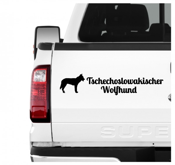 Tschechoslowakischer Wolfhund Wolf Vlack Tschechischer Dog 3er Set AUTOAUFKLEBER Aufkleber Hunde Hundemotiv by SIVIWONDER