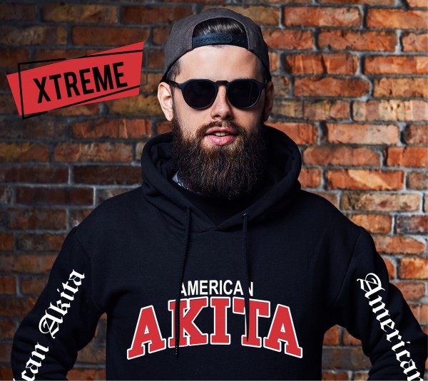 American Akita Inu Japan Great Japanese Dog Hoodie Unisex Sweatshirt Extreme Hundemotiv