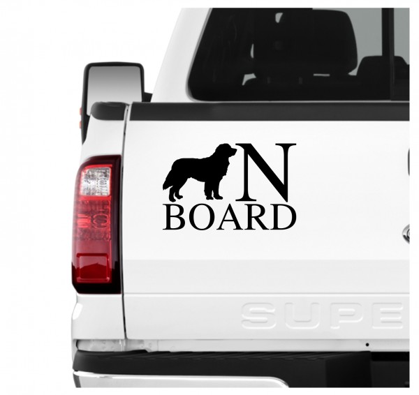 Leonberger Board Auto Aufkleber Hund Folie Wandtattoo Tattoo Sticker Leo Gentle Lion
