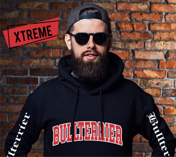 Bullterrier Bully Bull Terrier Gladiator Dog Hoodie Unisex Sweatshirt Extreme Hundemotiv