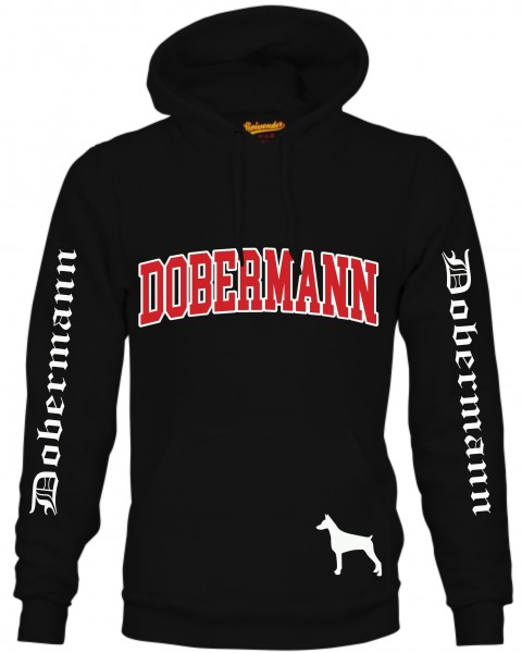 Dobermann Dobi Dobie Doberman Pinscher Dog Hoodie Unisex Sweatshirt Extreme Hundemotiv