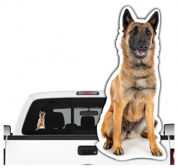 Malinois Belgian Mali Belgischer Schäferhund Berger Belge Dog Pfoten Digitaldruck Motiv by SIVIWONDER