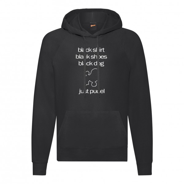 Pudel Black Dog Unisex Sweater Siviwonder Pudle Poodle Caniche Barbone Großpudel Zwergpudel