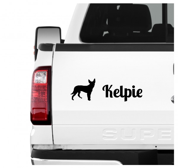 Kelpie Australian Barb Dog 3er Set AUTOAUFKLEBER Aufkleber Hunde Hundemotiv by SIVIWONDER
