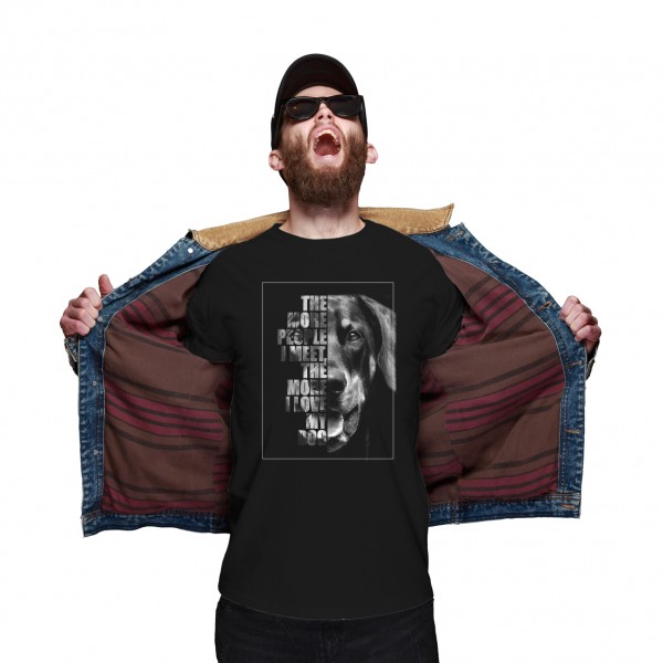 Dobermann Unisex T-Shirt Face Hundemotiv Doberman Dobby Dobie Pinscher