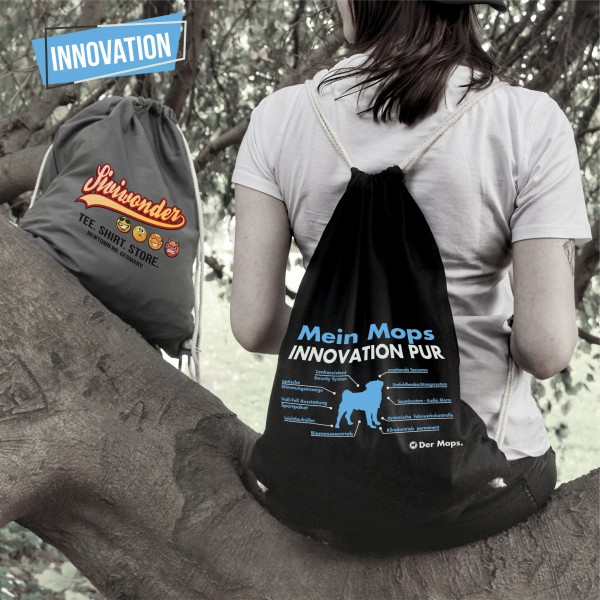 Mops Turnbeutel Innovation Hundemotiv Chinese Pug Dutch Bulldog Dog