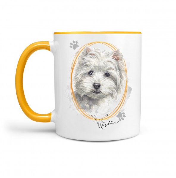Westie West Highland Terrier Tasse SIGNATURE DOGS Hund Motiv Hundemotiv Kaffee