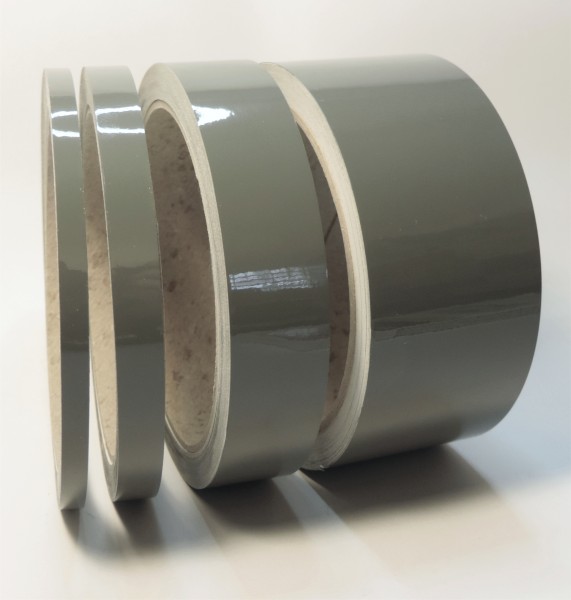 Zierstreifen dunkelgrau grau eisengrau basaltgrau Glanz in in 10 m Länge für Auto Boot Klebeband Dekorstreifen Tuningstreifen Autofolie Siviwonder