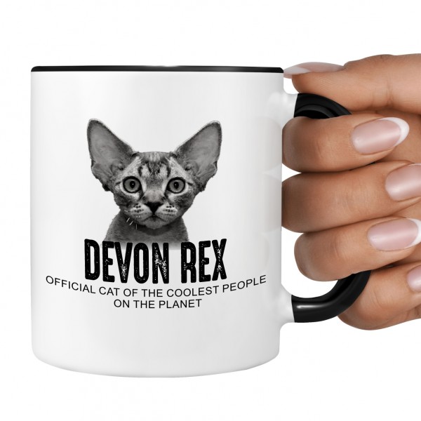 Devon Rex Devonshire Katze Official Cat cool Tasse Kaffee lustig Kaffeebecher Design