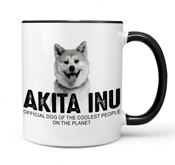 Akita Inu Japan Small Japanese Dog Official Dog cool Leute lustig Dog Tasse Kaffeetasse Kaffeebecher happy Design by Siviwonder
