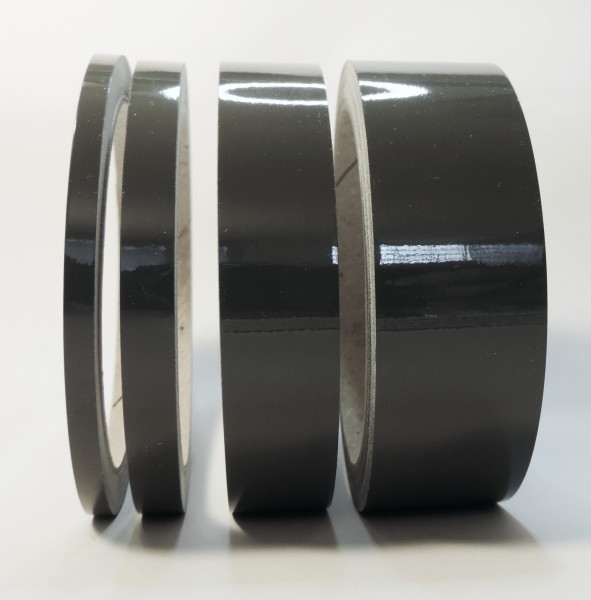 Zierstreifen dunkelgrau dunkel komatsugrau Glanz in in 10 m Länge für Auto Boot Klebeband Dekorstreifen Tuningstreifen Autofolie Siviwonder