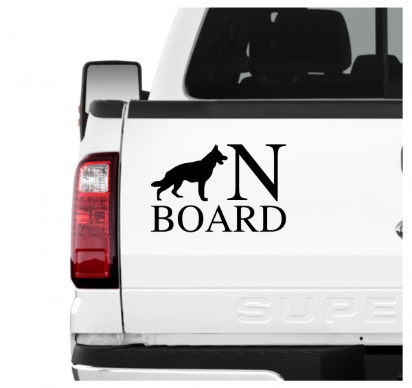 Deutscher Schäferhund Board Auto Aufkleber Hund Folie Wandtattoo Tattoo Sticker Schäfer German Shepherd