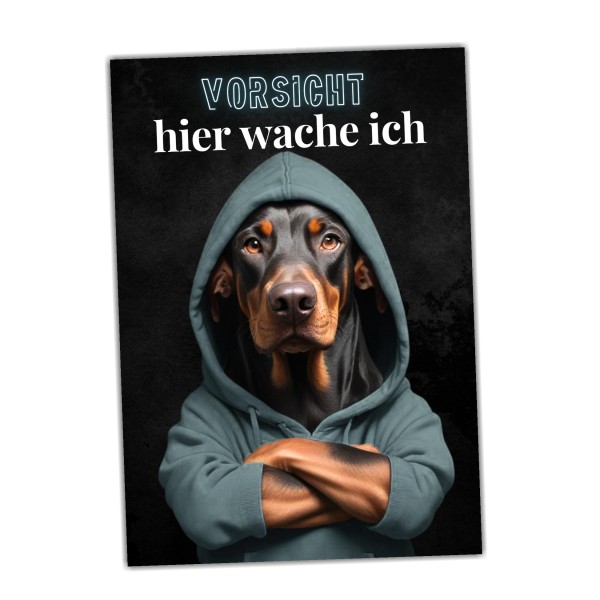 SchildVorsicht_Dobermann