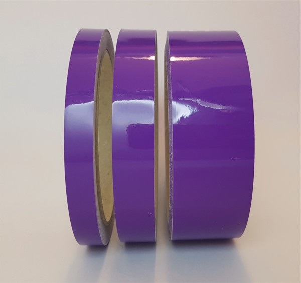 Zierstreifen lila violett Flieder glanz in in 10 m Länge für Auto Boot Klebeband Dekorstreifen Tuningstreifen Autofolie Siviwonder