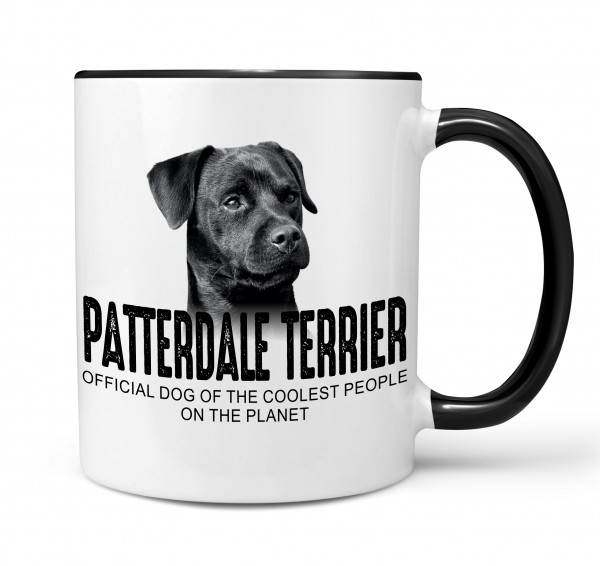 Patterdale Terrier Dog Tasse Kaffeetasse Kaffeebecher happy Design by Siviwonder