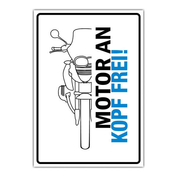 Motorrad Privatparkplatz parken verboten. Privatparkplatz Privatgrundstück Hinweisschild Parkplatz lustig freihalten