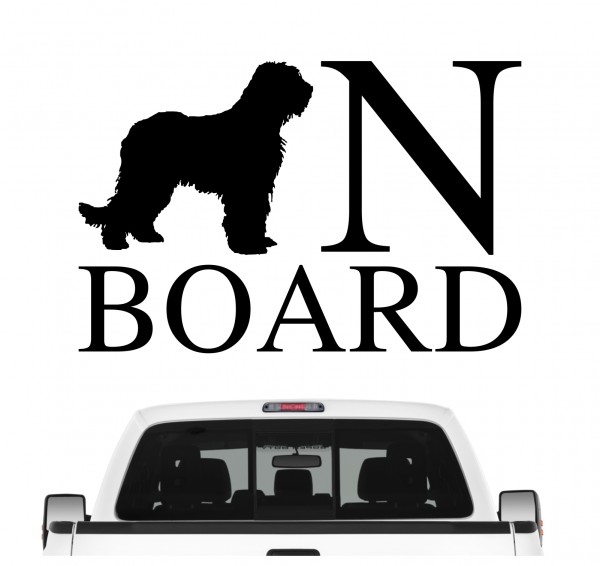 Briard Board Auto Aufkleber Hund Folie Wandtattoo Tattoo Sticker Berger De Brie