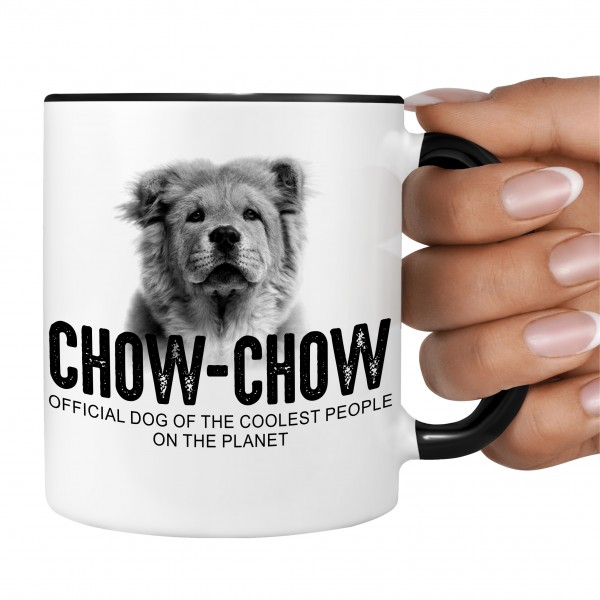 Chow-Chow Kanton -Hund Chao-Chao China Dog cool Leute lustig Dog Tasse Kaffeetasse Kaffeebecher happy Design by Siviwonder