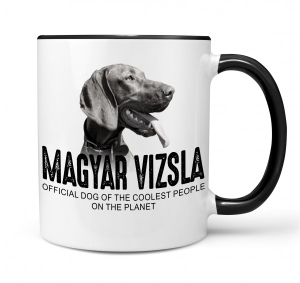 Magyar Vizsla Kurzhaariger Ungarischer Vorstehhund Hungarian Pointer Dog Tasse Kaffeetasse Kaffeebecher happy Design by Siviwonder