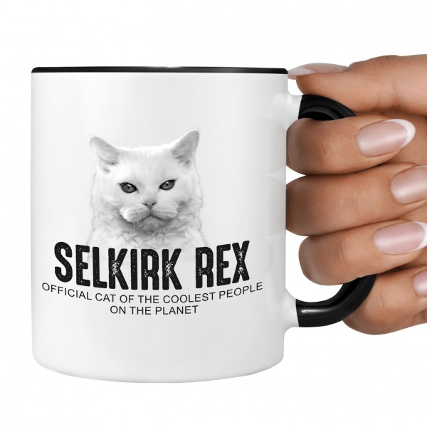 Selkirk Rex USA Katze Official Cat cool Tasse Kaffee lustig Kaffeebecher Design