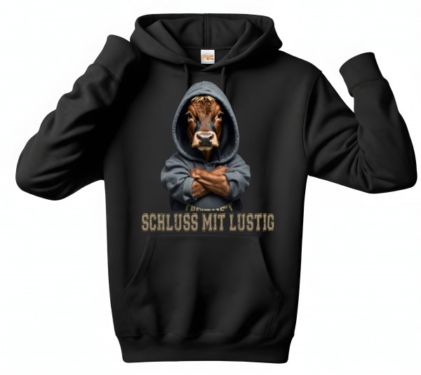 Kuh Bauern Protest No.2 Hoodie Unisex Sweatshirt Sprüche Schluss lustig Cow Landwirt