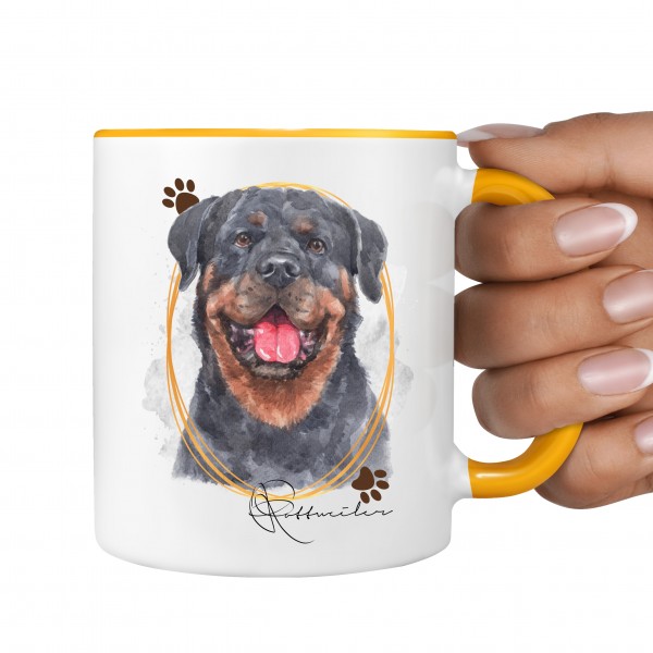 Rottweiler Rottie Rotty Rott Tasse SIGNATURE DOGS Hund Motiv Hundemotiv Kaffee