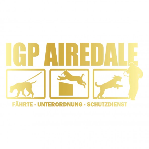 Aufkleber Hundemotiv Rasse IGP IPO Begleithund Prüfung Internationale Prüfungsordnung Gebrauchshudeprüfung Fährte Schutzdienst Unterordnung Auto Siviwonder