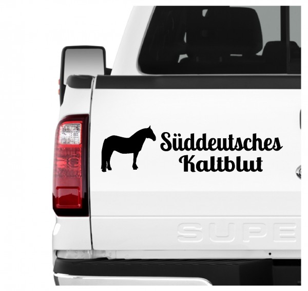 Süddeutsches Kaltblut Freizeit Reiten Familienpferd Kutschpferd Geschicklichkeit Familienpferd Aufkleber 3er Set Pferdeaufkleber Pferd reiten Auto Folie by SIVIWONDER