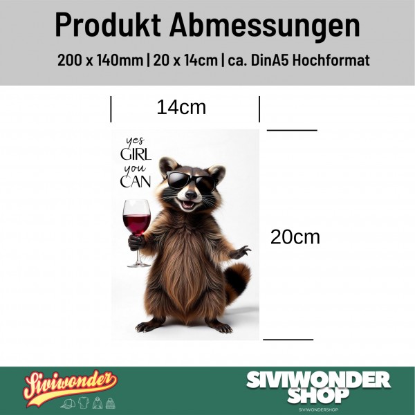 SchildYouCan_Waschbaer3